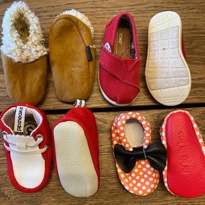 Baby girl shoes bundle - sizes 2-4 baby